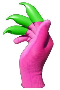 Pink Honey Badger Garden Digging Gloves